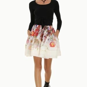 Zimmermann Prima Gathered Mini Skirt NWT